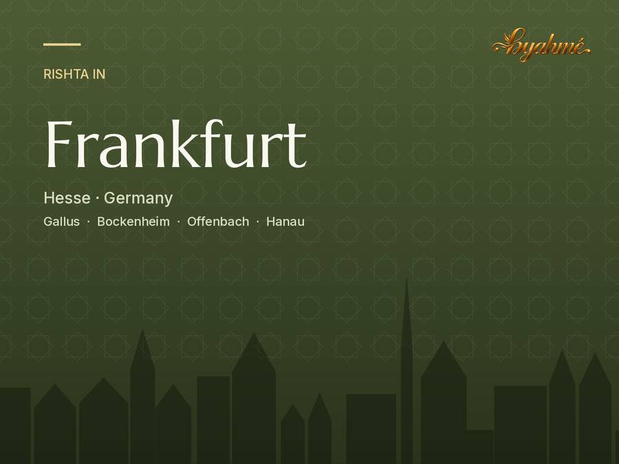 Rishta service in Frankfurt