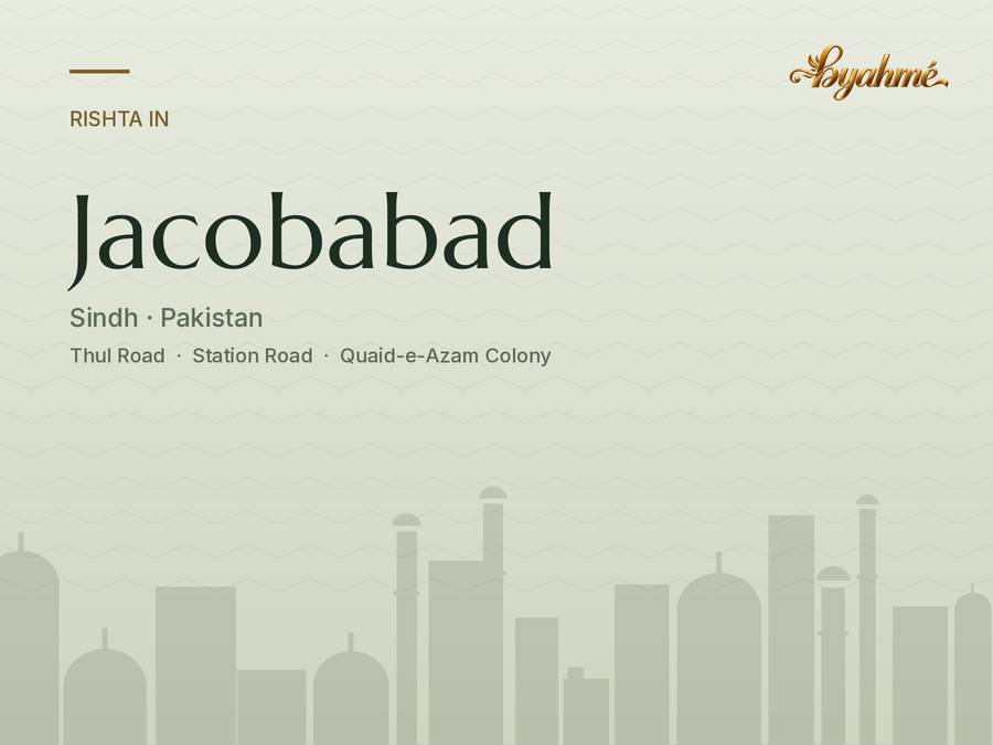 Rishta service in Jacobabad