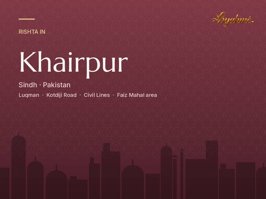 Rishta service in Khairpur