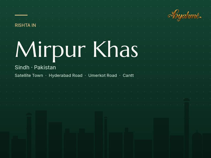 Rishta service in Mirpur Khas